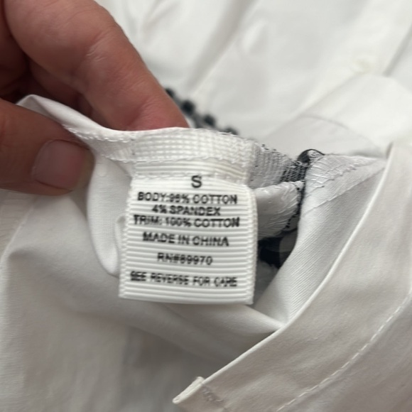 Eden & Olivia Womens Small Long Sleeve Button Down Shirt - Picture 6 of 8